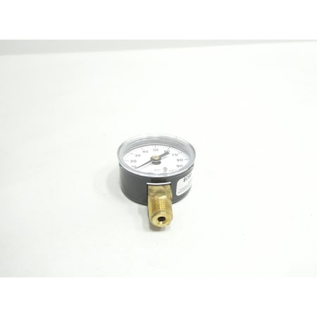 Ashcroft 2IN 1/4IN 0-100PSI NPT PRESSURE GAUGE 20W1005-H-02L-100#
